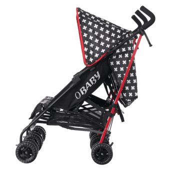 Obaby Apollo Twin Stroller - Crossfire - Side Alt