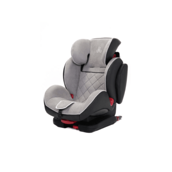 Ickle Bubba Solar Group 1/2/3 Car Seat - Light Grey - Side