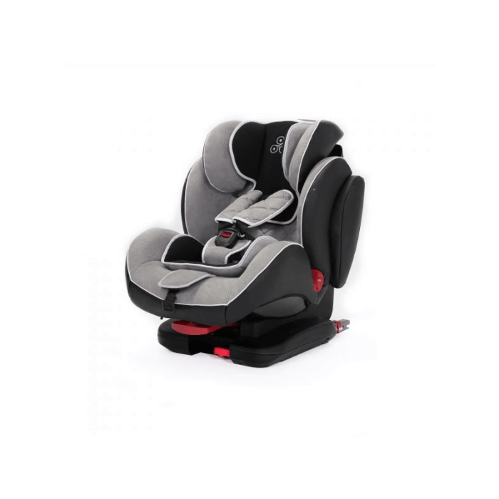 Ickle Bubba Solar Group 1/2/3 Car Seat - Light Grey - Side 2