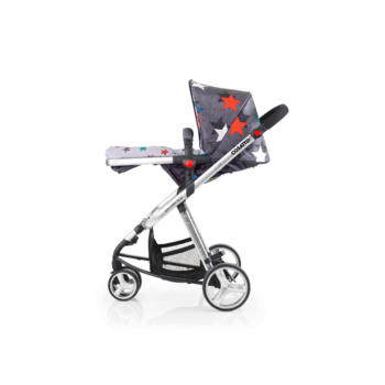 Cosatto Giggle 2 2-in-1 Travel System - Grey Megastar - Side