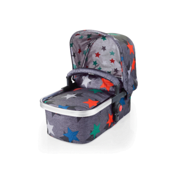 Cosatto Giggle 2 2-in-1 Travel System - Grey Megastar - Carrycot