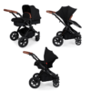 Ickle Bubba Stomp V2 3-in-1 Travel System - Black / Black