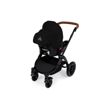 Ickle Bubba Stomp V2 3-in-1 Travel System - Black / Black - Back Alt