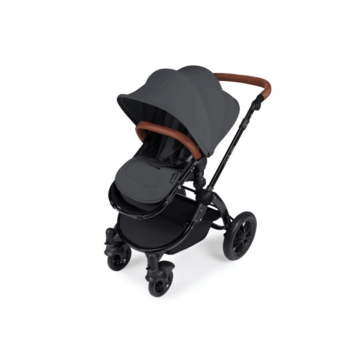 Ickle Bubba Stomp V2 3-in-1 Travel System - Graphite Grey / Black - Left