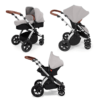 Ickle Bubba Stomp V2 3-in-1 Travel System - Silver / Silver