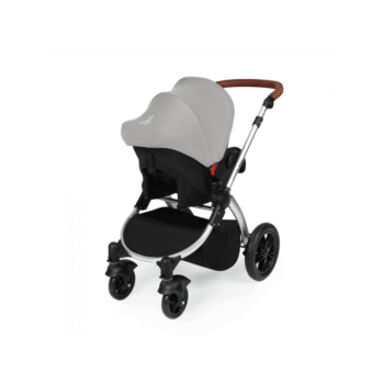Ickle Bubba Stomp V2 3-in-1 Travel System - Silver / Silver - Left