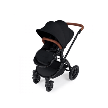 Ickle Bubba Stomp V3 All-In-One Travel System & Isofix Base - Black / Black - Left