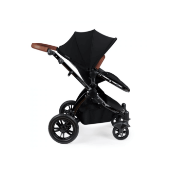 Ickle Bubba Stomp V3 All-In-One Travel System & Isofix Base - Black / Black - Side