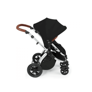 Ickle Bubba Stomp V3 All-In-One Travel System & Isofix Base - Black / Silver - Side