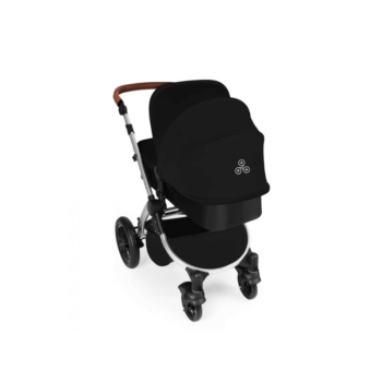 Ickle Bubba Stomp V3 All-In-One Travel System & Isofix Base - Black / Silver - Right