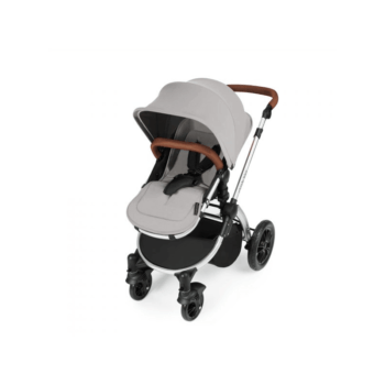 Ickle Bubba Stomp V3 All-In-One Travel System & Isofix Base - Silver / Silver - Left