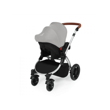 Ickle Bubba Stomp V3 All-In-One Travel System & Isofix Base - Silver / Silver - Left Alt