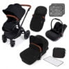 Ickle Bubba Stomp V3 All-In-One Travel System - Black / Black