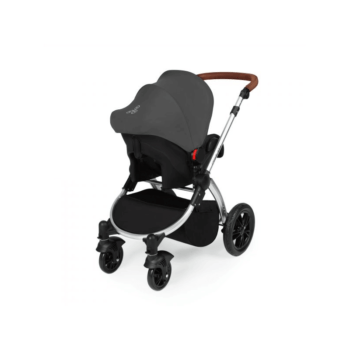 Ickle Bubba Stomp V3 All-In-One Travel System - Graphite Grey / Silver - Left Alt