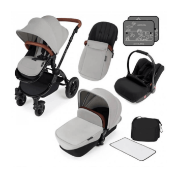 Ickle Bubba Stomp V3 All-In-One Travel System - Silver / Black