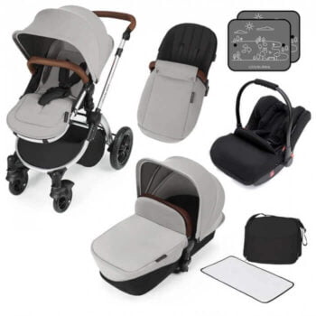 Ickle Bubba Stomp V3 All-In-One Travel System - Silver / Silver
