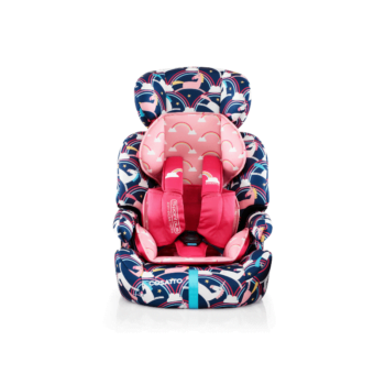 Cosatto Zoomi Group 1/2/3 Car Seat - Magic Unicorns Front