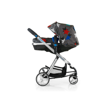 Cosatto Woop 2-in-1 Travel System - Grey Megastar - Side