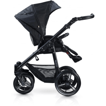 Venicci Soft 3-in-1 Travel System - Black / Black - Pushchair