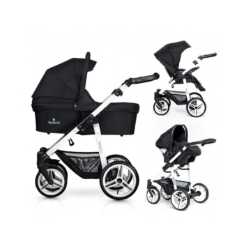 Venicci Soft 3-in-1 Travel System - Black / White