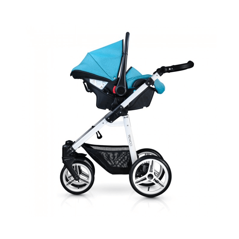Venicci Soft 3-in-1 Travel System - Denim Sky / White
