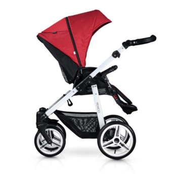 Venicci Soft 3-in-1 Travel System - Denim Red / White - Carrycot - Seat Unit
