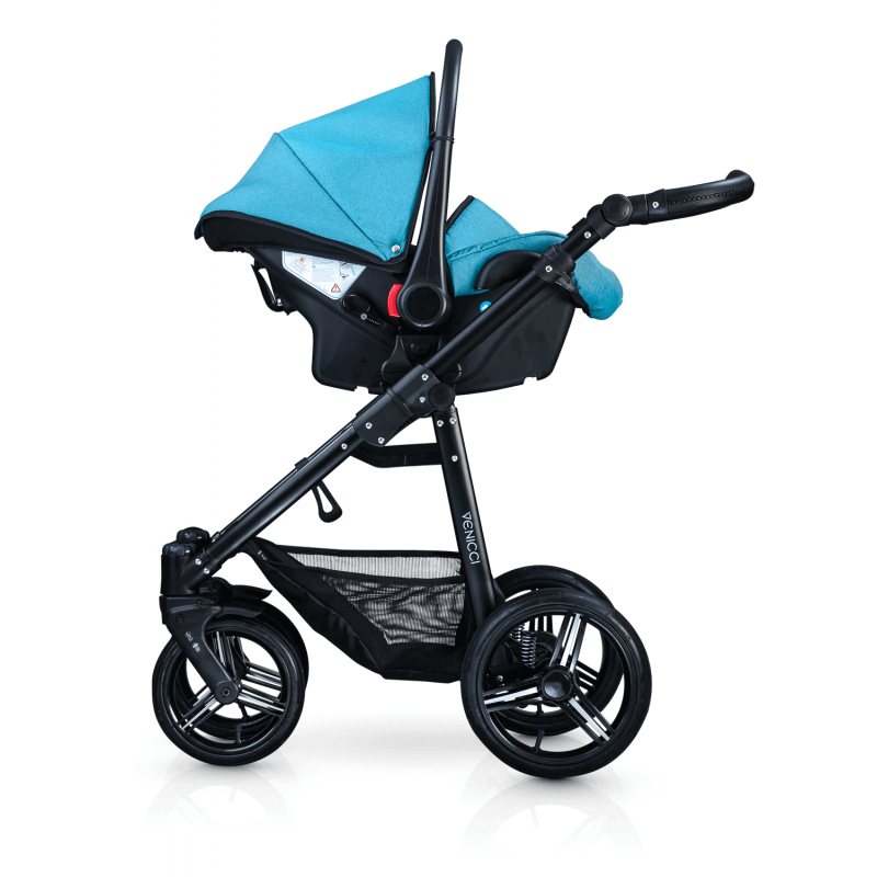 Venicci Soft 3-in-1 Travel System - Denim Sky / Black