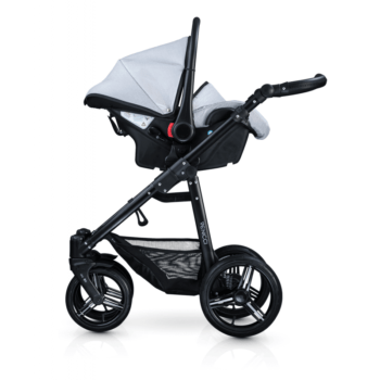 Venicci Soft 3-in-1 Travel System - Light Grey / Black - Car Seat