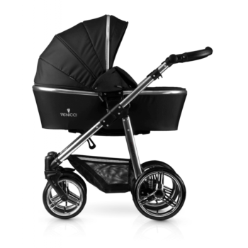 Venicci Silver 3-in-1 Travel System - Black / Silver - Carrycot