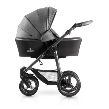Venicci Carbo 3-in-1 Travel System - Denim Grey - Carrycot