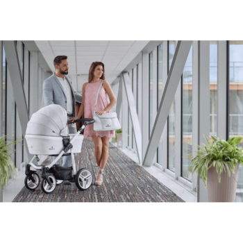 Venicci Pure 2-in-1 Travel System - Stone Grey - Lifestyle