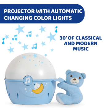 Chicco Next2Stars Baby Night Light Projector - Blue