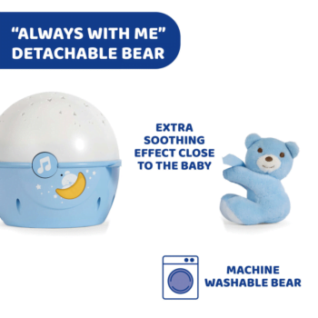 Chicco Next2Stars Baby Night Light Projector - Blue