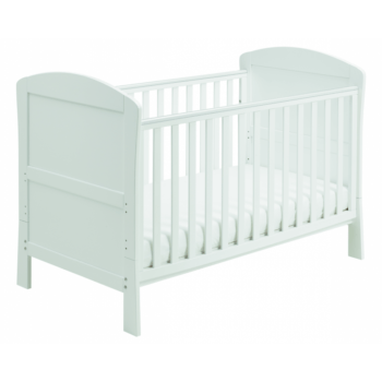 Aston Drop Side Cot Bed - White-2