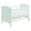 Aston Drop Side Cot Bed - White-3
