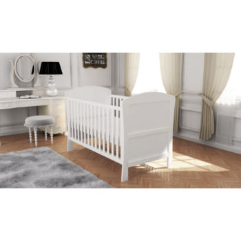 Aston Drop Side Cot Bed - White 7