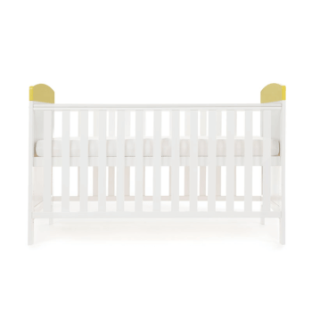 Obaby Grace Inspire Cot Bed & Mattress - B Is For Bear Happy Safari - Side Alt