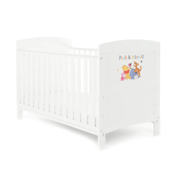 Obaby Disney Inspire Cot Bed & Mattress - Pooh & Friends