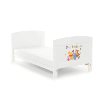 Obaby Disney Inspire Cot Bed & Mattress - Pooh & Friends - Toddler Bed