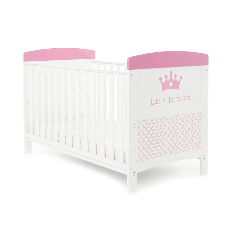 Obaby Grace Inspire Cot Bed & Mattress - Little Princess