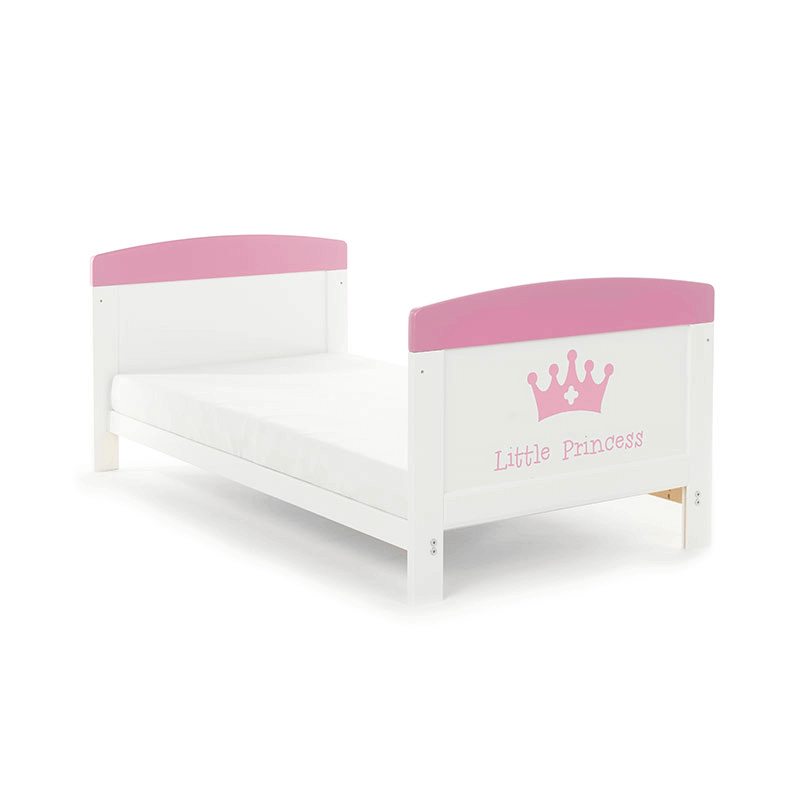 Obaby Grace Inspire Cot Bed & Mattress - Little Princess - Toddler Bed
