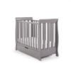 Obaby Stamford Space-Saver Sleigh Cot - Taupe Grey