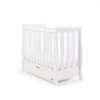 Obaby Stamford Space-Saver Sleigh Cot - White