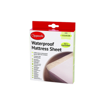 Clippasafe Waterproof Cot Bed Mattress Sheet