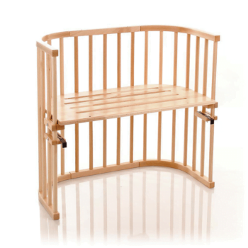 Babybay Convertible Bedside Cot - Beech