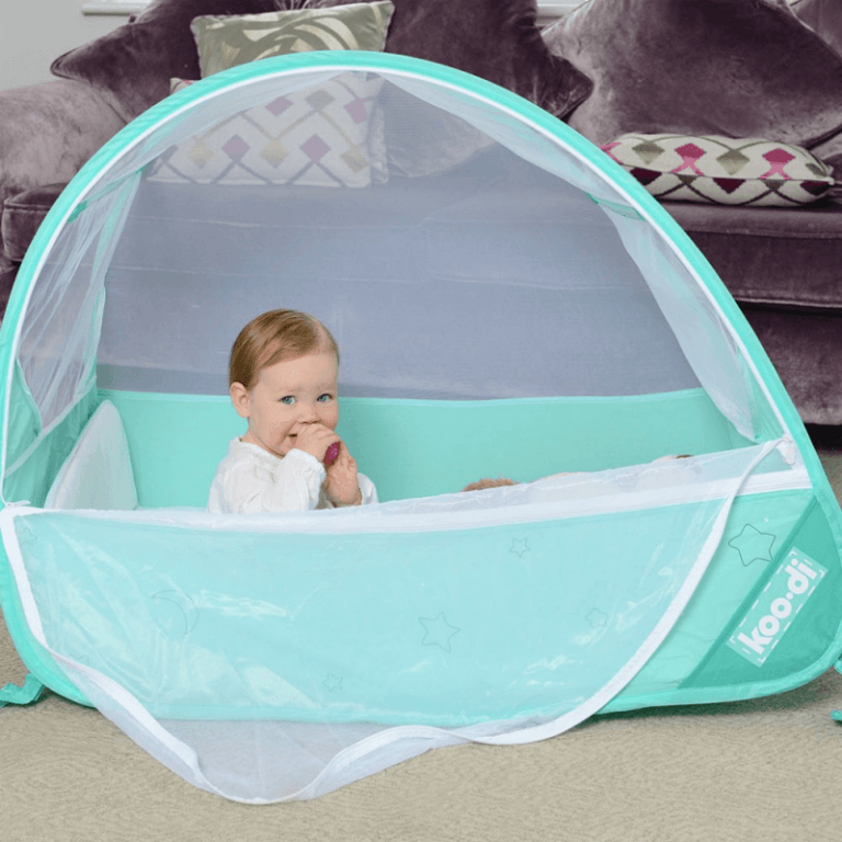 pop up travel cot bag