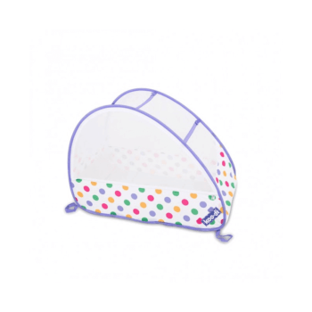 Koo-di Bubble Pop-Up Travel Cot - Pastel Polka