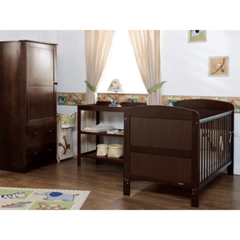 Obaby grace cot bed walnut sale