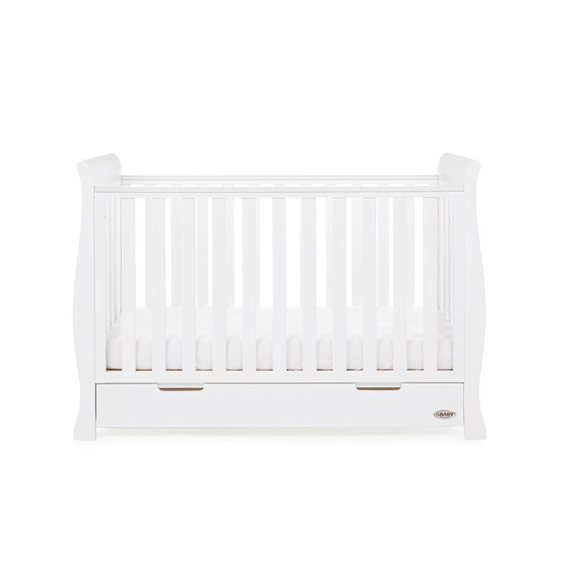 obaby stamford mini sleigh cot bed