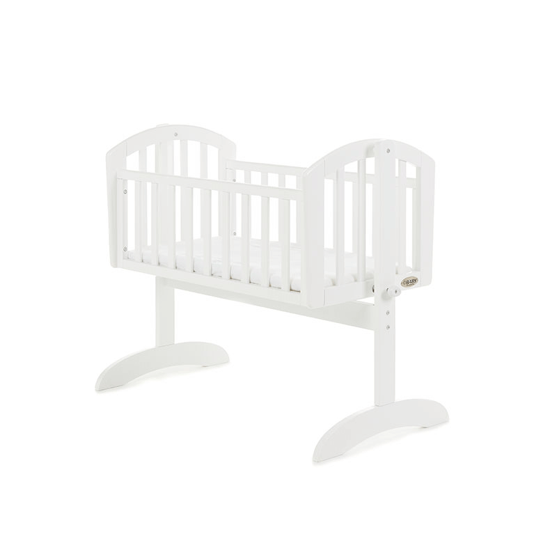 Photos - Cot Obaby Sophie Swinging Crib - White BSR5137WHT 